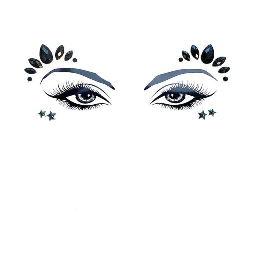 Neva Nude Black Magic Pixie Crystal In Your Face Edition Face Sticker