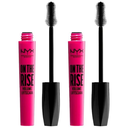 NYX PROFESSIONAL MAKEUP On the Rise Volume Liftscara Mascara - Black ( Pack Of 2 )