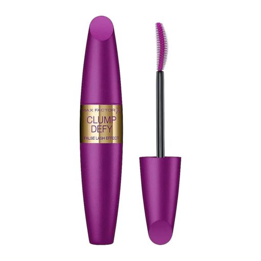 Max Factor False Lash Effect Clump Defy Mascara, 001 Black, Mascara for Dramatic Volume and Length, Anti-Clump Brush for Perfect Eyelash Separation without Clumping, 13 ml