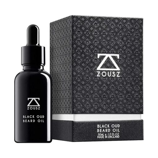 Black Oud Beard Oil for Men, Beard Moisturizer & Conditioner, Non-Greasy Men 's Beard Care Essential, Growth Enhancer Natural Beard Oil, 1 Fl Oz Dropper Bottle