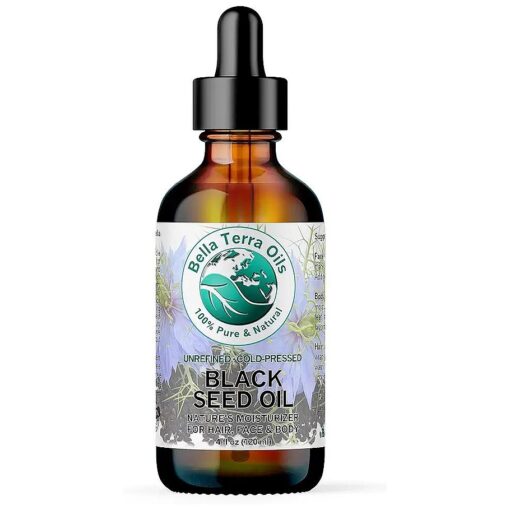 Black Seed Oil 4oz - Harness the Power of Nigella Sativa, Abundant in Thymoquinone & Essential Fatty Acids, A Luxurious Addition to Your Beauty Routine