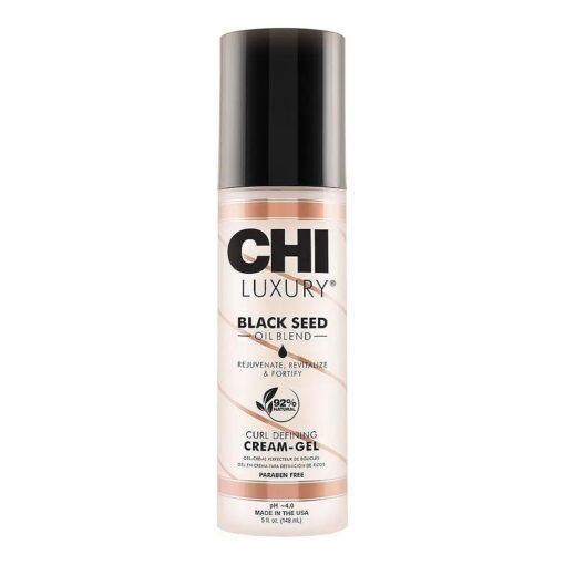 CHI Luxury Black Seed Oil Curl Defining Cream Gel, 5 Fl Oz