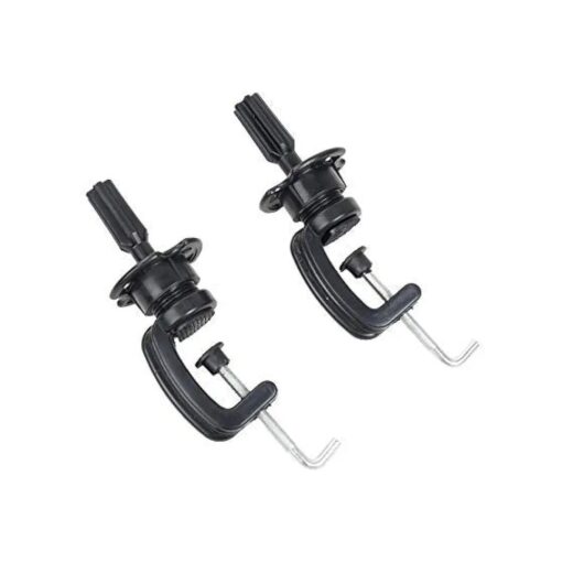 Wig Mannequin Head Stand, wig head stand, Cosmetology Manikin Holding Clamp/Stand 2 packs ( black )