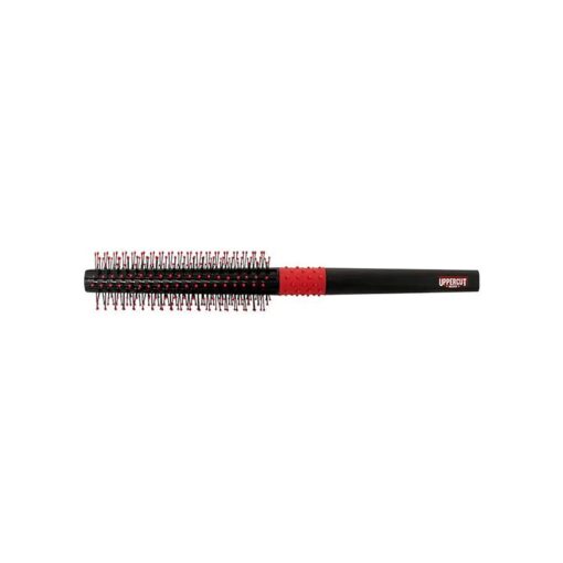 Uppercut Deluxe Quiff Roller, Non-Slip All Hair Hairbrush For Unisex Adult, Black & Red