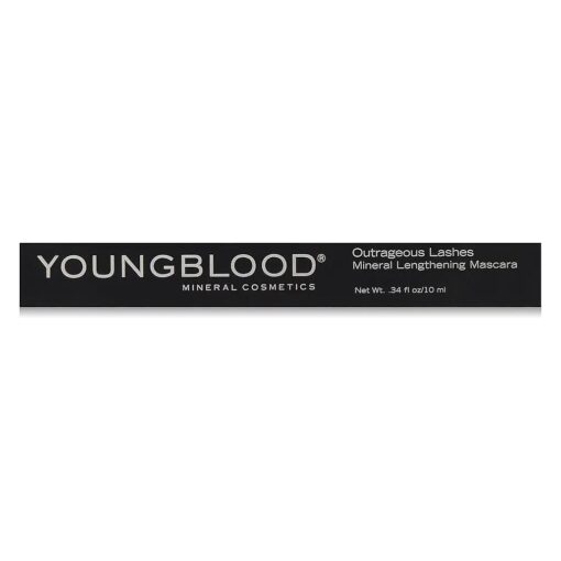 YOUNGBLOOD Outrageous Lashes Mineral Lengthening Mascara, 0.23 Oz - Color Blackout