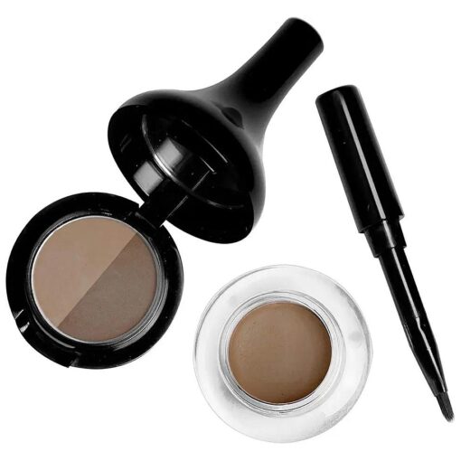 Brow Champion Brow Enhancing Pomade and Powder Blonde 0.09 oz, | All-In-One Brow Enhancing Product, Featuring A Pomade & Two Powders for Fuller Looking Brows | Blonde