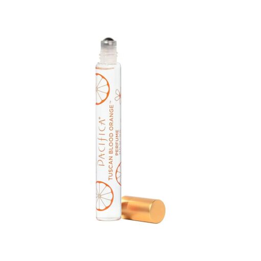 Pacifica Beauty, Tuscan Blood Orange Perfume Rollerball, Clean Fragrance, Made with Natural & Essential Oils, 0.33 Fl Oz, Vegan + Cruelty Free, Travel Size