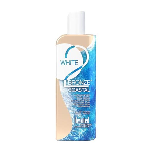 White 2 Bronze Coastal Blue Hued Optimizer Go 3 Shades Darker Rapidly 8.5oz