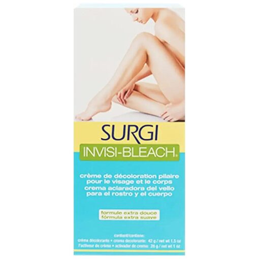 Surgi Invisi-Bleach Face & Body Hair Bleaching Cream 1.5 oz