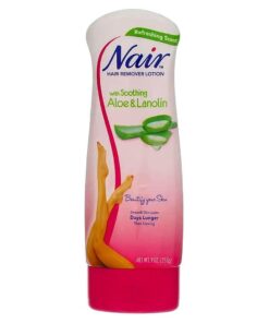 Nair Hair Remover Lotion For Legs & Body Aloe & Lanolin 9 oz ( Pack of 4 )