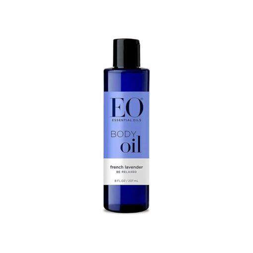 EO Body Oil : Massage and Moisturize, French Lavender, 8 Ounce