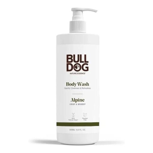 BULLDOG Mens Skincare and Grooming Body Wash, Alpine, 16.9 Fluid Ounce