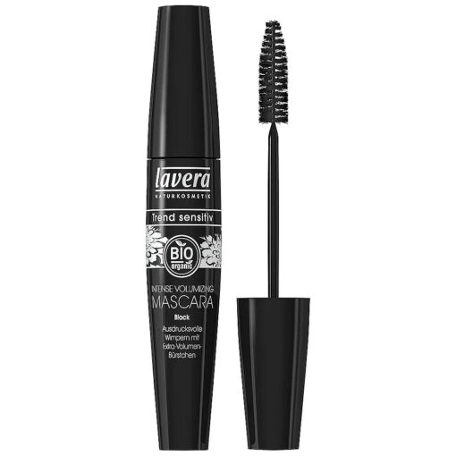 Lavera Intense Volumizing Mascara, Black, 0.43 Ounce, BIO