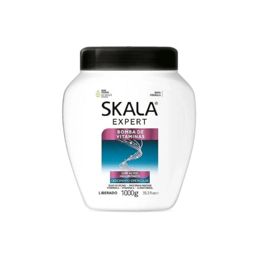 Skala Expert Bomba de Vitaminas, SOS Fortalecimento dos Fios, Bomba de Vitaminas, Brazilian Hair Treatment 35.2Oz .