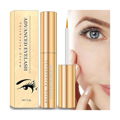 Lash Serum - Eyelash Growth Serum - Thicker Brows Enhancing Serum - Lash Serum for Eyelash Growth - Lash Serum Growth for Longer - Boosts Lash Volume and Length & Curler - Vegan & Cruelty-Free