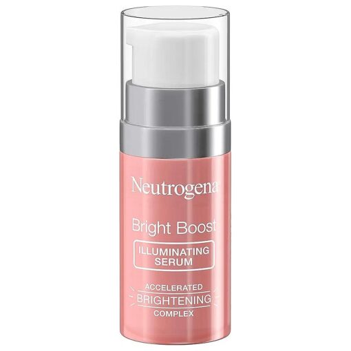 Neutrogena Bright Boost Illuminating Face Serum with Neoglucosamine & Turmeric Extract for Even Skin Tone, Resurfacing Serum for Face to Reduce Dark Spots & Hyperpigmentation, 0.3 fl, oz