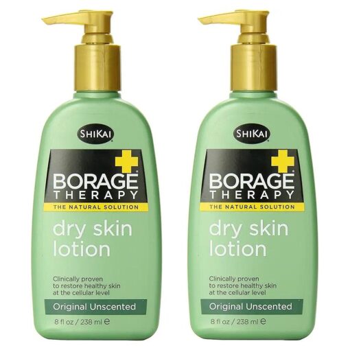 Lotion, Dry Skin Therapy, Borage, 8-Ounces ( Pack of 2 )