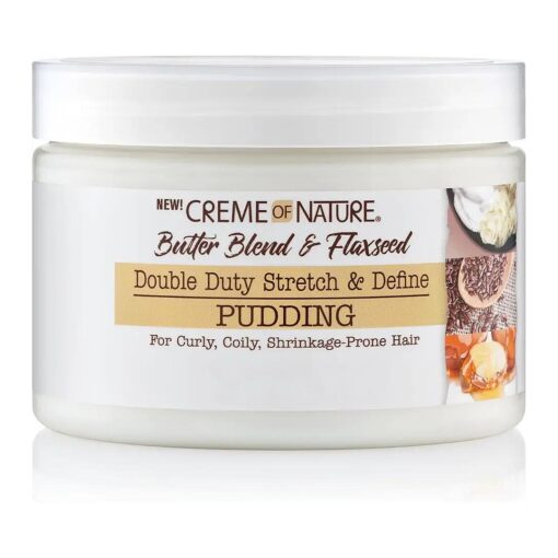 Creme of Nature, Curl Definition Pudding, Butter Blend, Argan Oil, Flaxseed Oil, Anti Frizz, 11.5 Oz