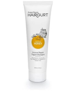 Hairgurt Natural Intense Repair Yogurt Shampoo For Women With Frizzy, Dry, Damaged Hair, For The Appearance Of Noticeably Thicker, Fuller Hair, Even On Color Treated Hair, Sulfate-Free ( 237 ml / 8 oz )