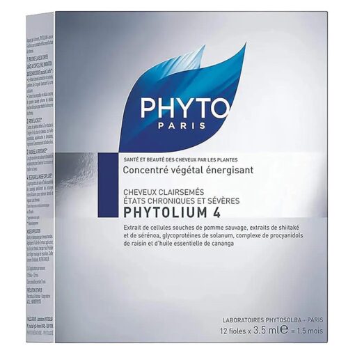 PHYTO Phytolium 4 Botanical Densifying Scalp Treatment, 12 flasks