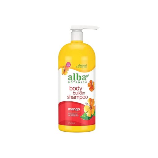 Alba Botanica Body Builder Shampoo, Mango, 32 Oz