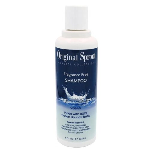 Original Sprout Coastal Collection Shampoo for All Hair Types, Fragrance-Free, 8 oz, Bottle