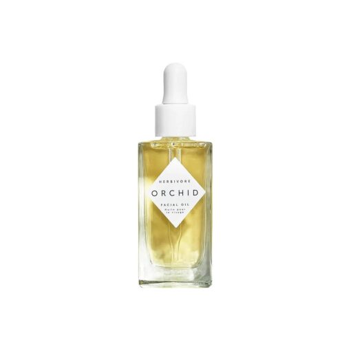 HERBIVORE Botanicals Orchid Antioxidant Facial Oil - Best for Combination to Dry Skin, Provides Dewy Hydration and Defends Against Signs of Aging