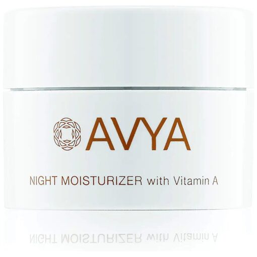 AVYA Night Moisturizer ( 0.34oz ) - Advanced Ayurvedic Skincare/Retinol Cream with Antioxidants/Reduces Fine Lines and Wrinkles