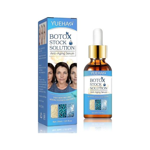 Botox Stock Solution Facial Serum | Botox Face Serum Anti Instant Face Lift Cream for Women, [ ( YUEHAO Botox Trial Package 1 Bottle ) ] Aging Serum for Face for Reduce Fine Lines .