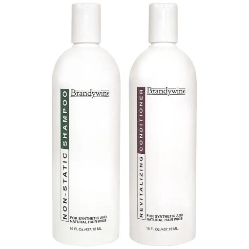 Brandywine Non Static Shampoo & Revitalizing Conditioner 16 Ounce., Value Pack Bundle 2 items