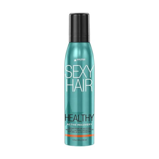 SexyHair Healthy Active Recovery Repairing Blow Dry Foam | Up to 99 % Breakage Reduction | Helps Repair | All Hair Types