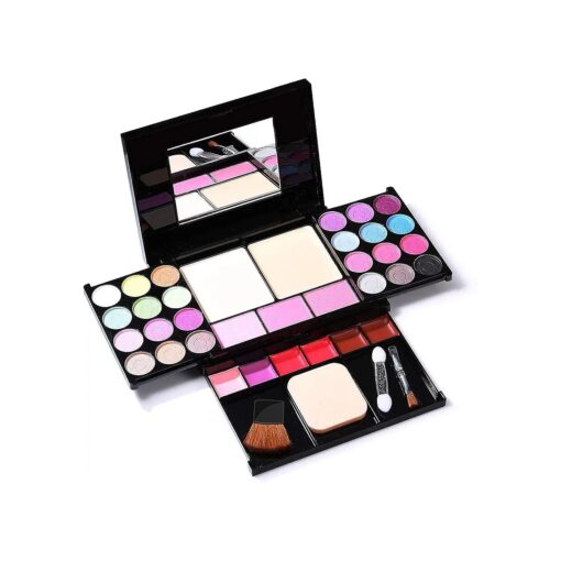 Eyeshadow Palette Makeup Palette 35 Bright Colors Matte and Shimmer Lip Gloss Blush Brushes