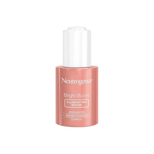 Neutrogena Bright Boost Illuminating Face Serum with Neoglucosamine & Turmeric Extract for Even Skin Tone, Resurfacing Serum for Face to Reduce Dark Spots & Hyperpigmentation, 1 Fl Oz