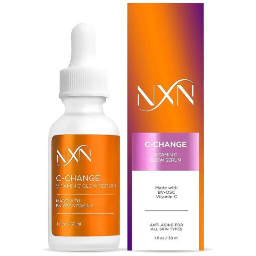 NxN Vitamin C Face Serum - Brighten Skin, Reduce Dark Spots, Discoloration, Fine Lines, Wrinkles - All Skin Types 1fl oz