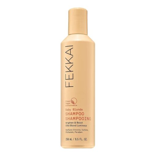 Fekkai Baby Blonde Brighten & Boost Shampoo - 8.5 oz - Brightening Cleanser - Salon Grade, EWG Compliant, Vegan & Cruelty Free