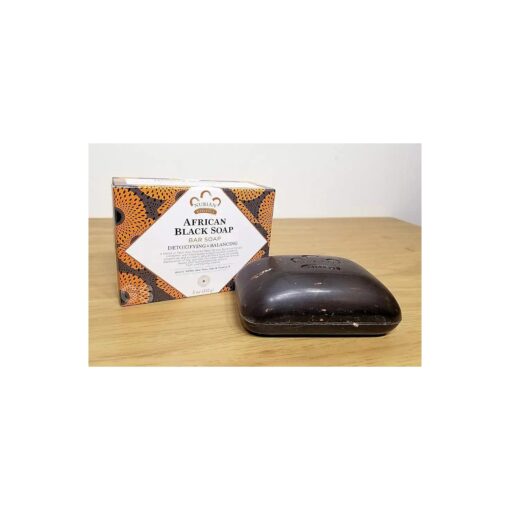 Nubian African Black Soap 5 Ounce Bar - 12 Count