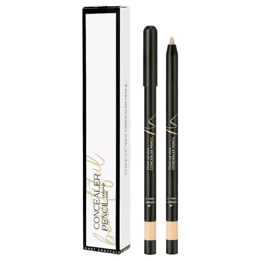 KISSIO Concealer Pencil, Under Eye Concealer, Cover Acne and Freckles, Brightener, Waterproof Long-lasting Concealer ( 02 # NATURAL )