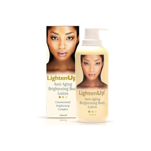 LightenUp Anti-Aging Body Lotion 400ml - Brightening Body Lotion with Argan Oil and Shea Butter