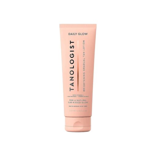 Tanologist Brightening Gradual Tan Lotion - Fair/Medium- Illuminating Self Tanning Lotion with Niacinamide & Vitamin C - Sun Kissed, Natural Looking Self Tan - 8.45 fl oz