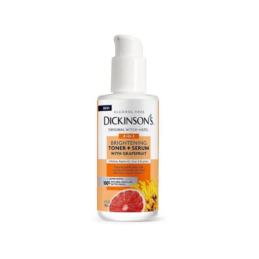 Dickinson 's Witch Hazel Brightening Toner + Serum with Grapefruit