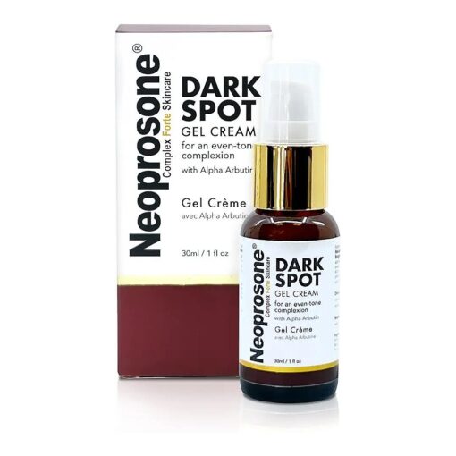 Neoprosone, Dark Spot Remover for Face - 1 Fl oz / 30 ml - Brightening Cream, Reduce Blemishes, Sun Spots, Brown Spots on : Face, Knees, Elbows, Hands, Private Areas