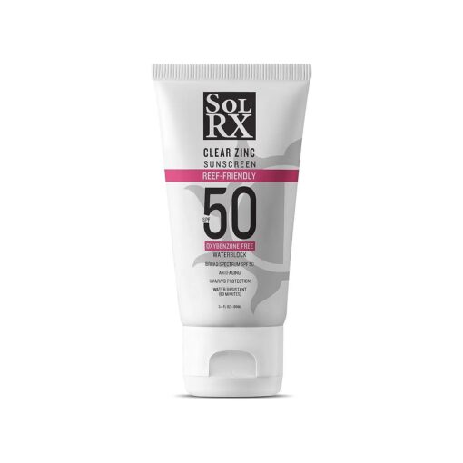 MINERAL+ SPF 50 Sunscreen - Zinc Oxide Sunscreen, Water Resistant Sunscreen, Reef Safe Sunscreen, Broad Spectrum Sunscreen for Face and Body