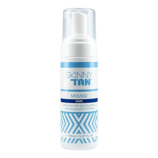 Skinny Tan Mousse - Long-Lasting and Non-Drying Formula - Delicious Coconut and Vanilla Scent - Easy To Apply, Luxurious Foam Texture - Streak Free and Natural Looking Results - Dark - 5 oz Bronzer