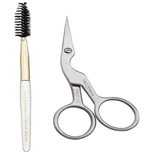 Tweezerman Brow Shaping Scissors and Brush