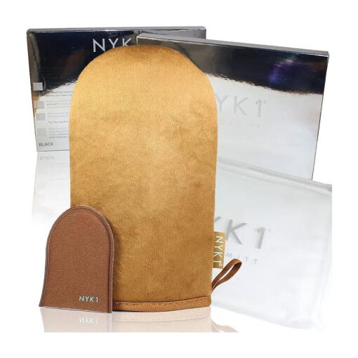 NEW NYK1 LUXURY Tanning Mega Mitt MegaMitt ( Brown ) Fake Tan Applicator Glove, Streak Free Finish for use with Mousse, Lotion, Cream or Liquid