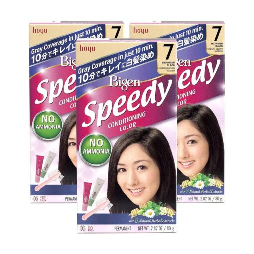 Speedy Conditioning Color Kit : 7 Brownish Black - 3 Pack