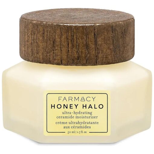 Farmacy Honey Halo Ceramide Face Moisturizer Cream - Hydrating Facial Lotion for Dry Skin ( 1.7 Ounce )