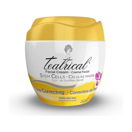 TEATRICAL Tone Correcting Face Cream with Buddleja Davidii Stem Cells, 8 Ounces