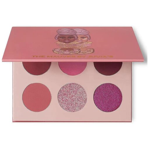 Juvia 's Place The Mauves - Deep Browns, Purple & Pink, 6 Shades, Nude to Light Mauves, Eyeshadow Palette, Professional Eye Makeup, Pigmented Eyeshadow Palette for Eye Color & Shine