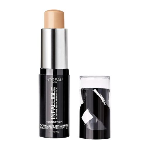 L'Oreal Paris Makeup Infallible Longwear Shaping Stick Foundation, 403 Buff, 1 Tube, 0.32 Ounce